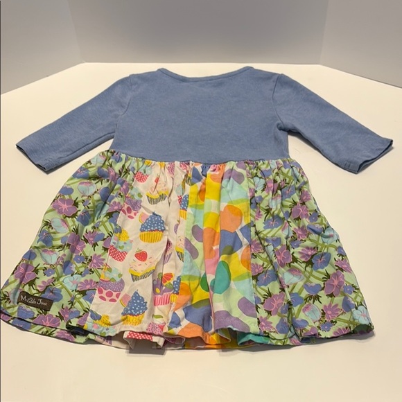 Matilda Jane Blue Pleated Embellished Dress - Picture 6 of 6